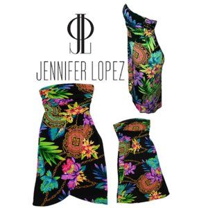 JLo Jennifer Lopez Strapless Dress